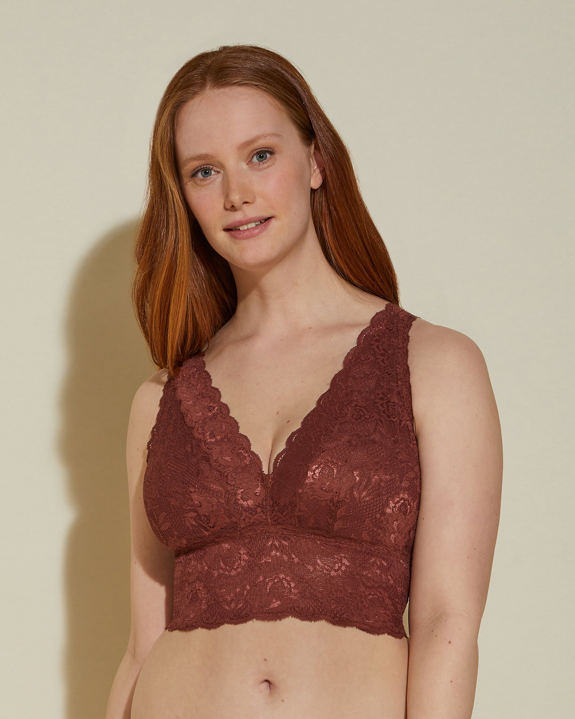 Curvy Plungie Longline Bralette