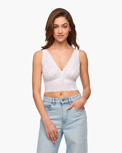 Curvy Plungie Longline Bralette
