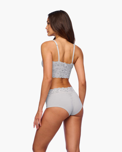 Bralette Alta Con Scollatura Profonda