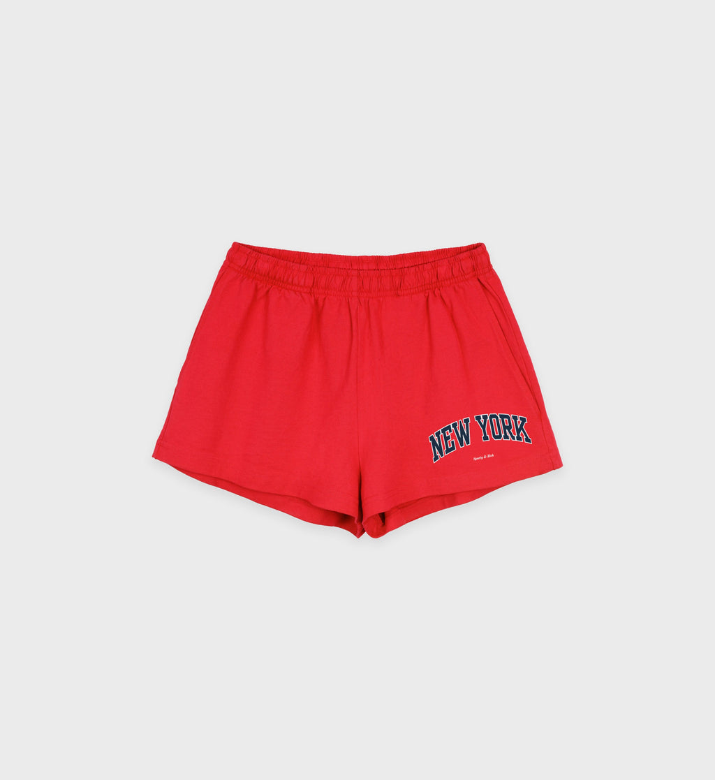 New York Ivy Disco Short - Ruby/Navy