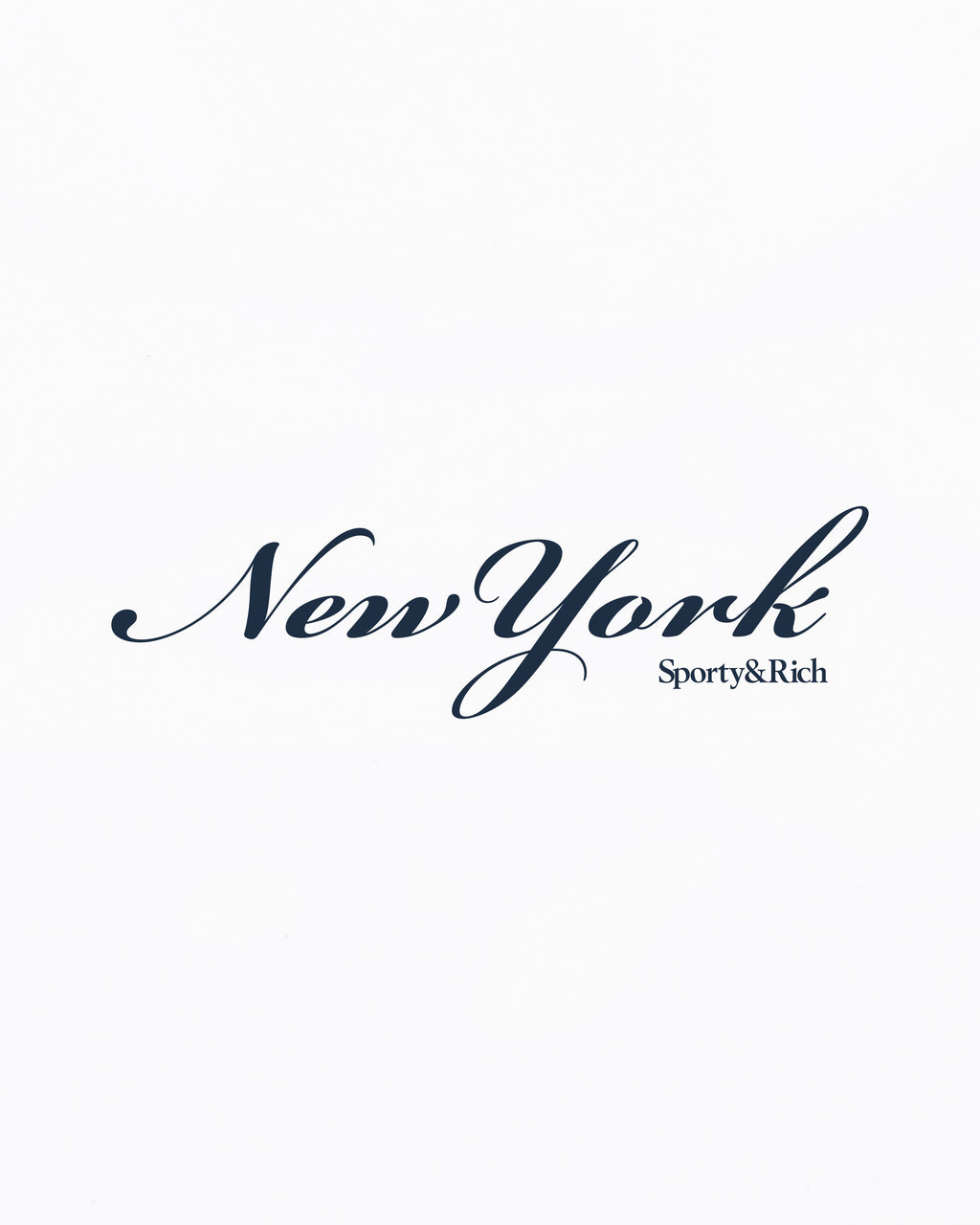 New York T-Shirt - White/Navy