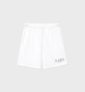 NY 94 Gym Short - White/Multi
