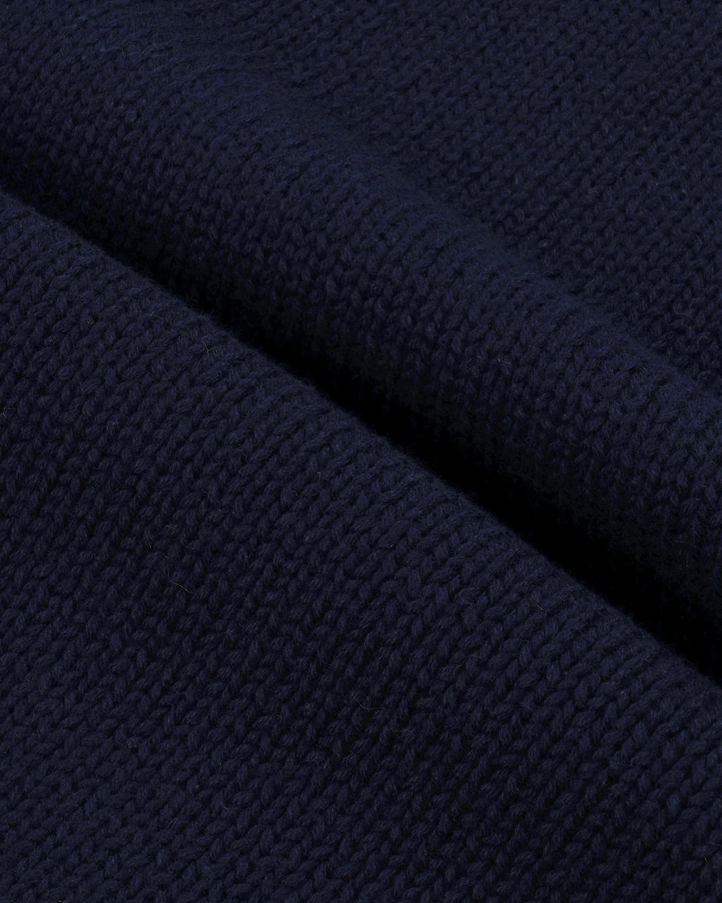 NY Crest Knitted Turtleneck - Navy