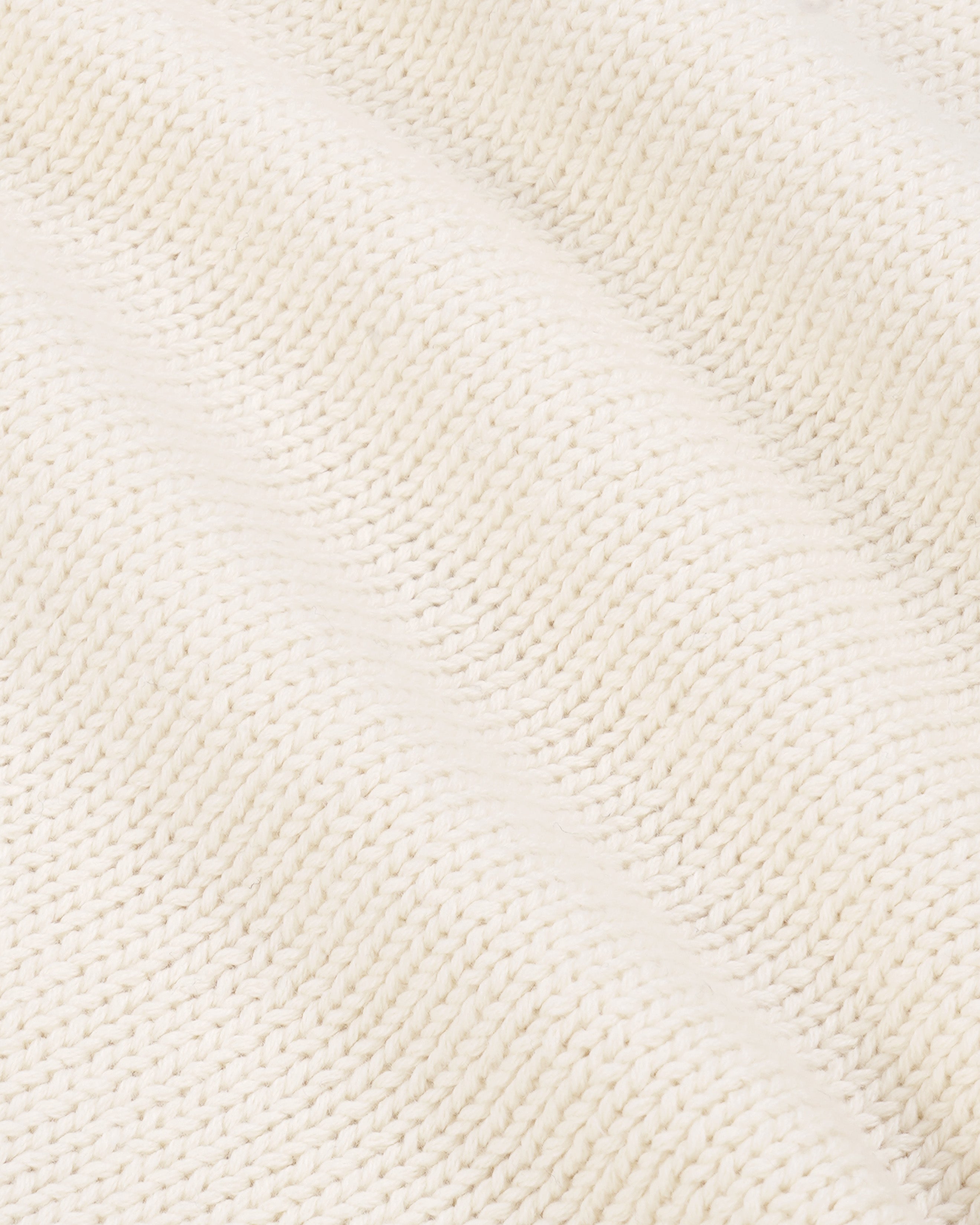 NY Crest Knitted Turtleneck - Ecru