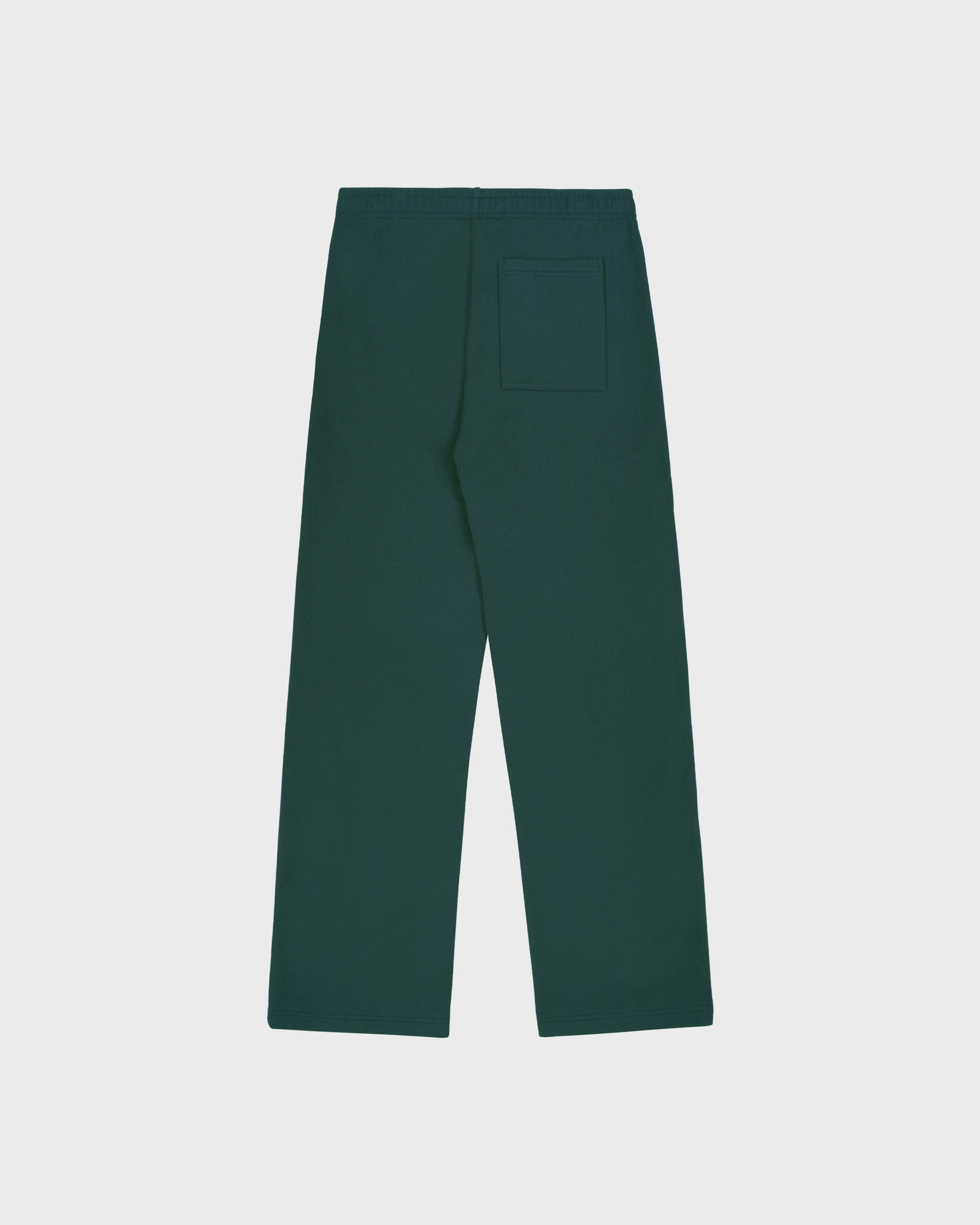 NY Crest Embroidered Wide Sweatpant - Forest