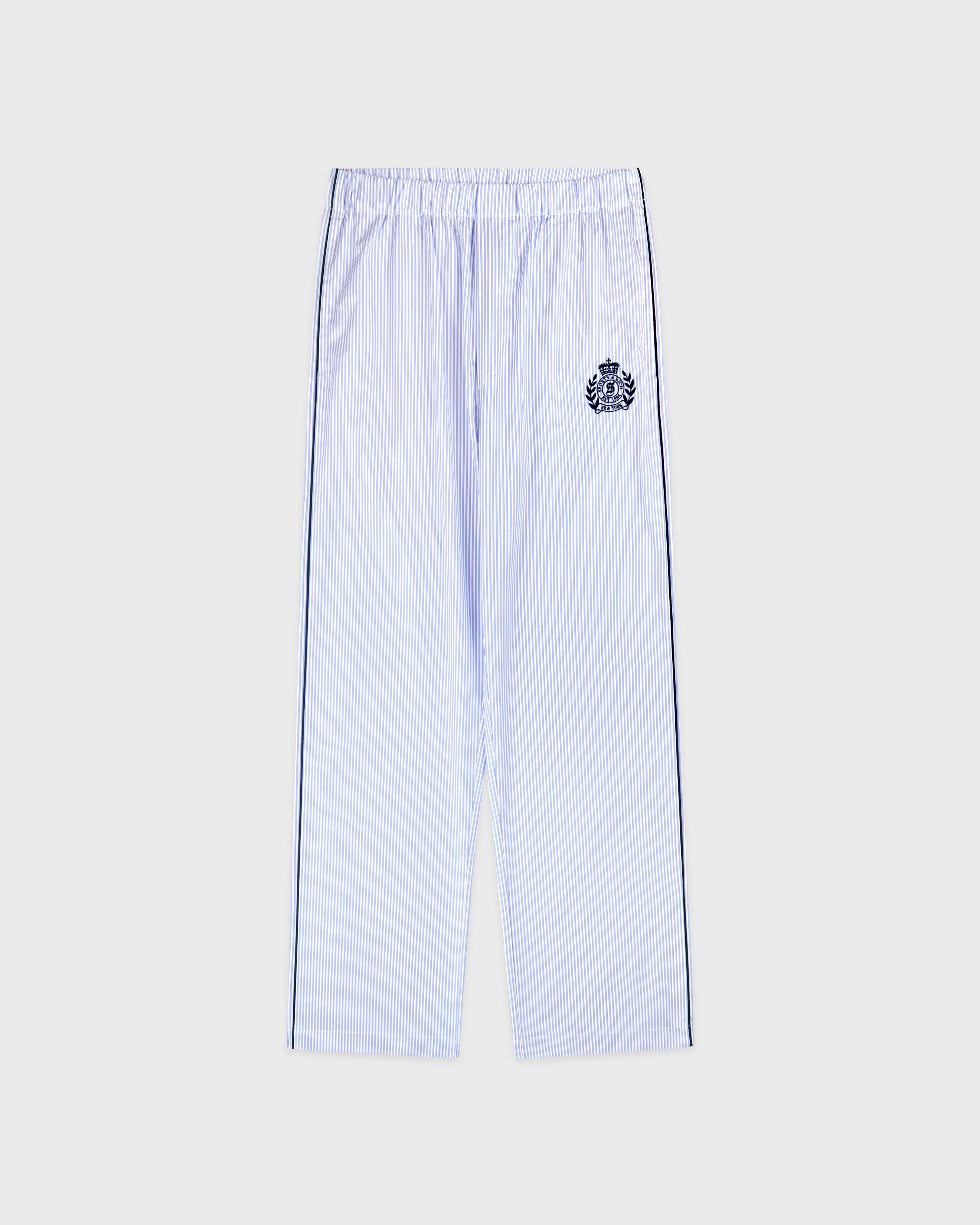 NY Crest Pyjama Pants - Blue Stripe