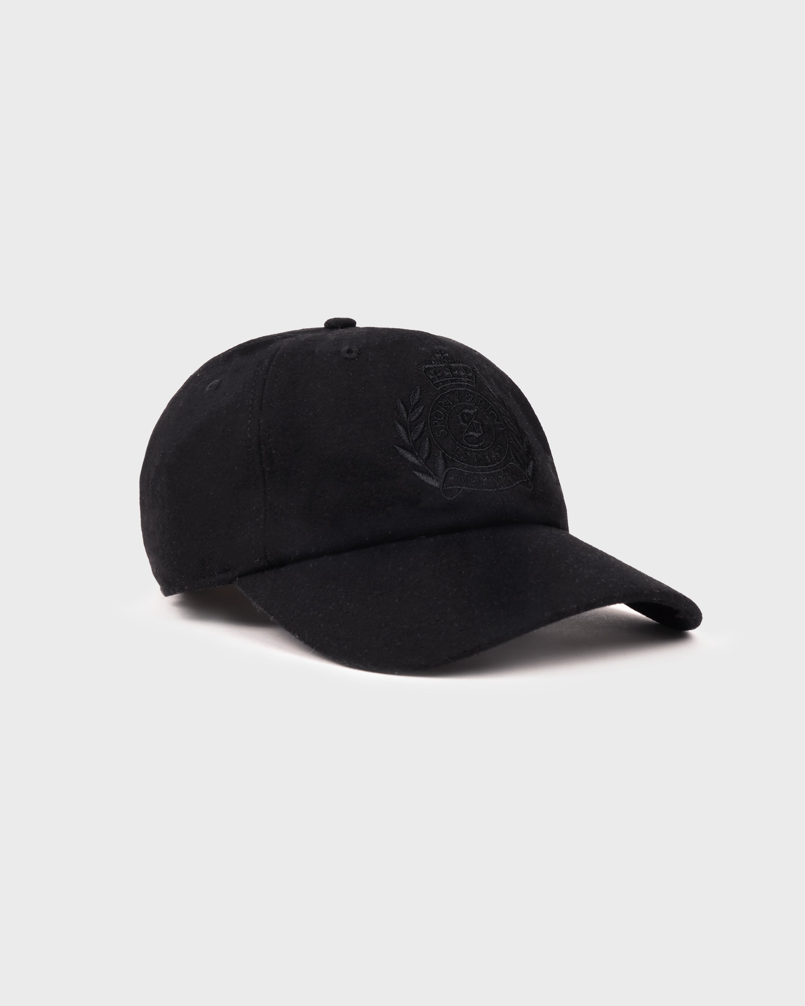 NY Crest Wool Hat - Black