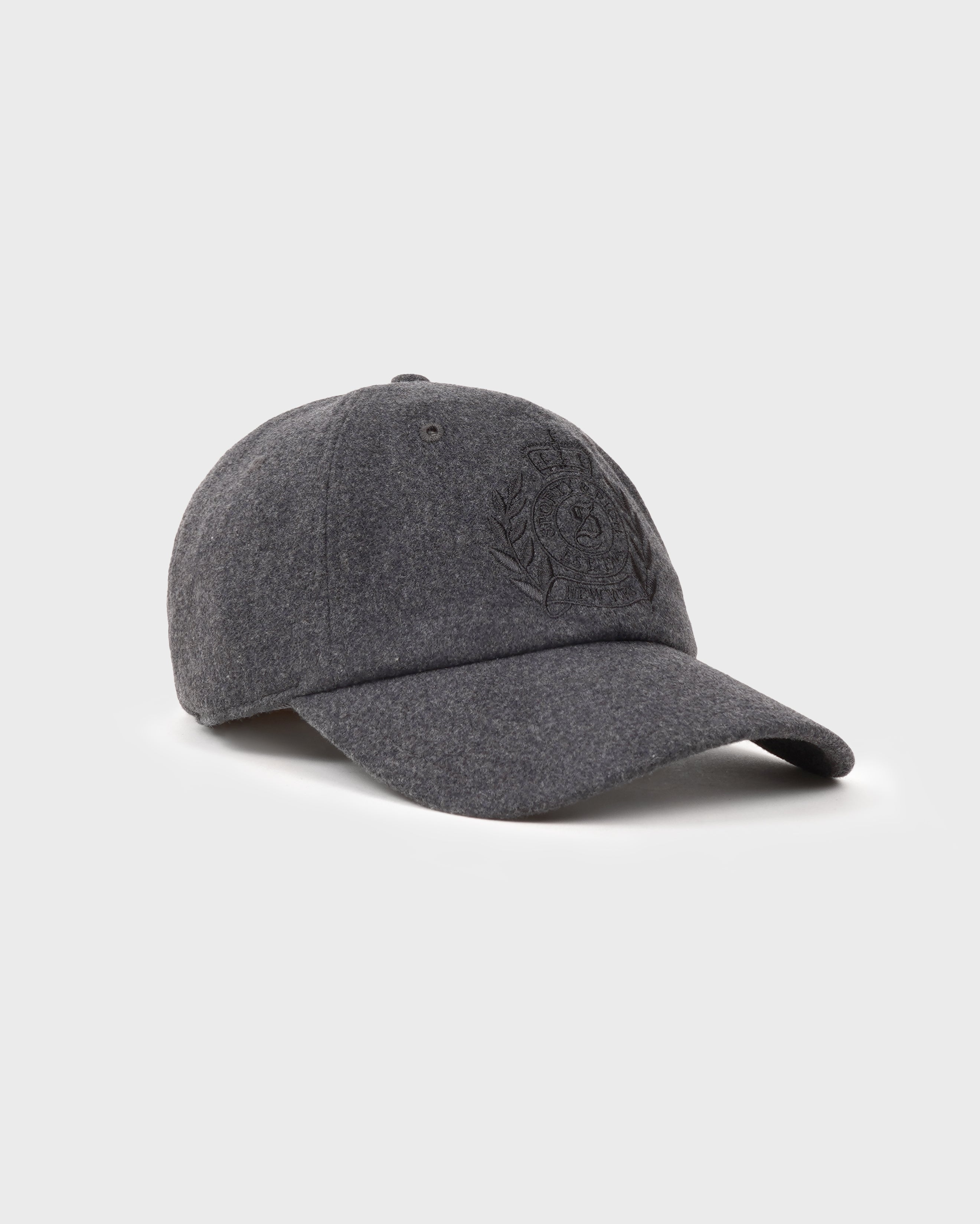 NY Crest Wool Hat - Cool Gray