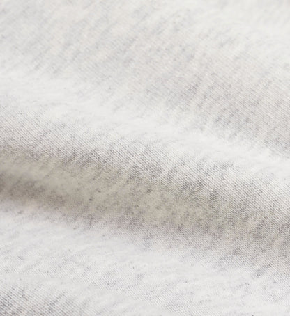 NY Health Club Cropped Zip Hoodie - Heather Gray/Navy