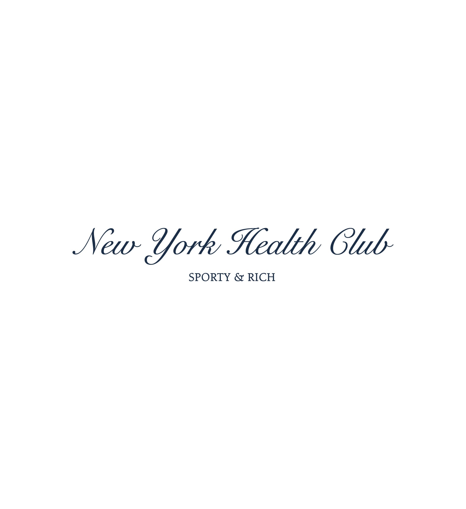 NY Health Club Polo - White/Navy