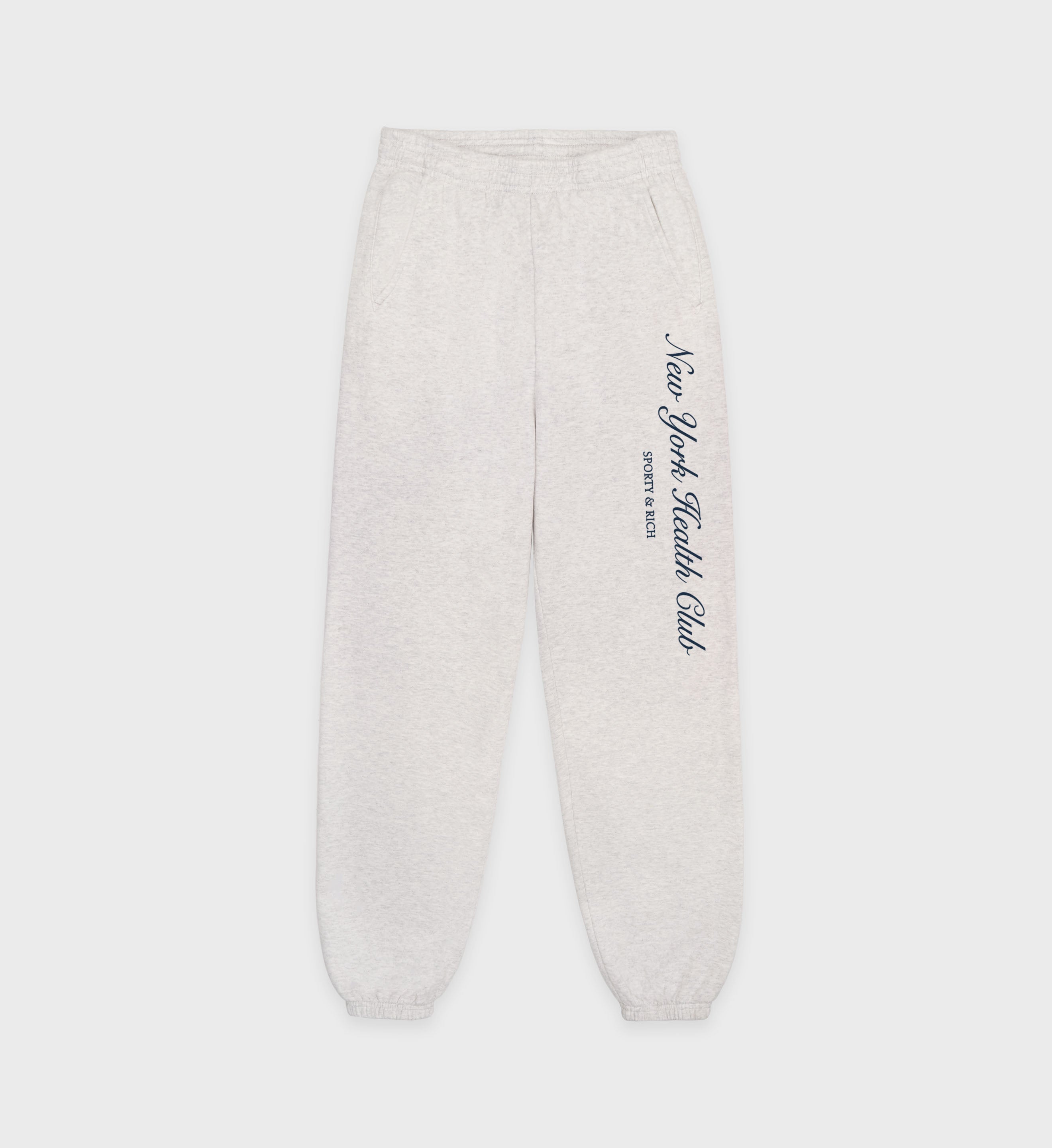 NY Health Club Sweatpant - Heather Gray/Navy