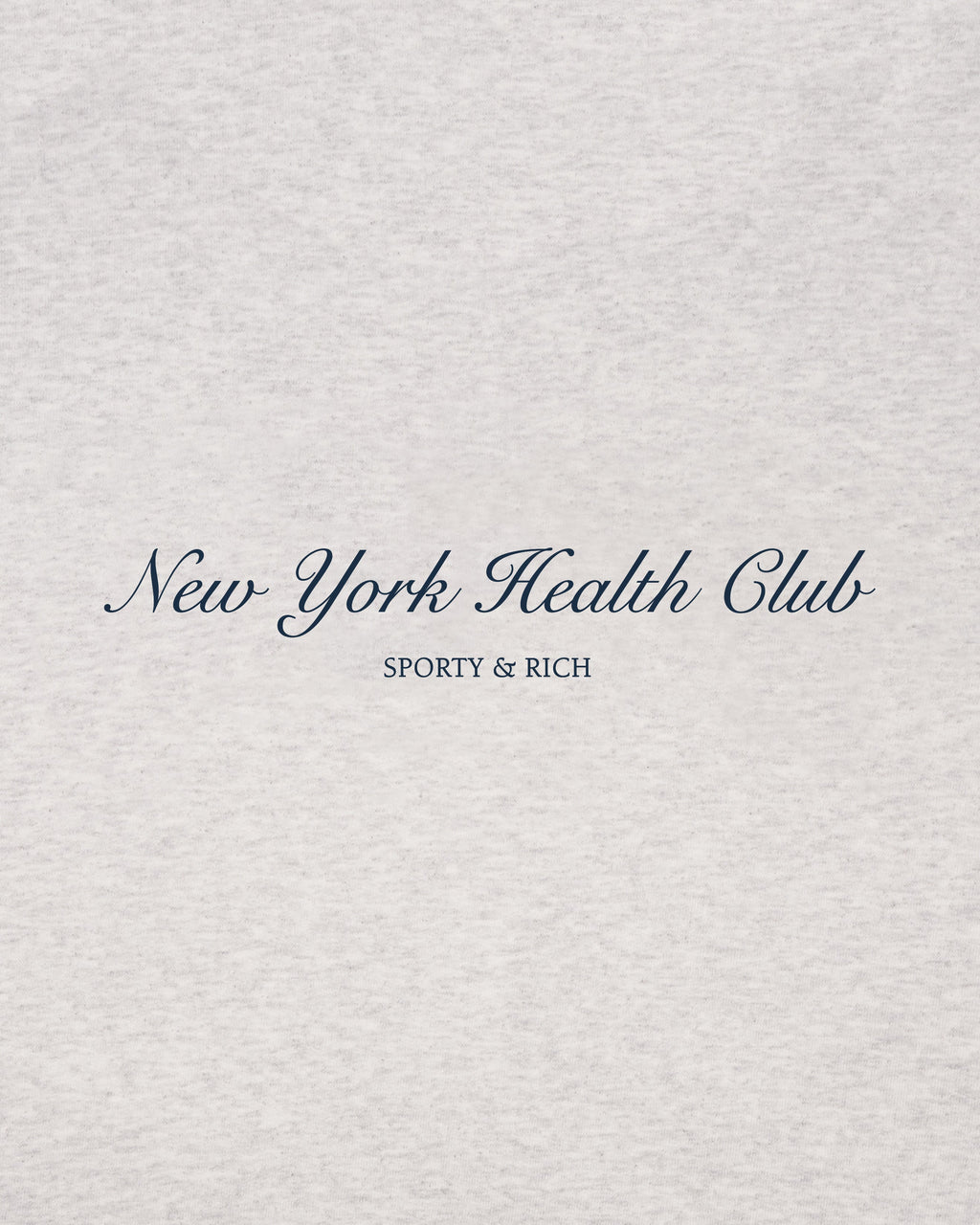 NY Health Club T-Shirt - Heather Gray/Navy