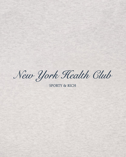NY Health Club T-Shirt - Heather Gray/Navy