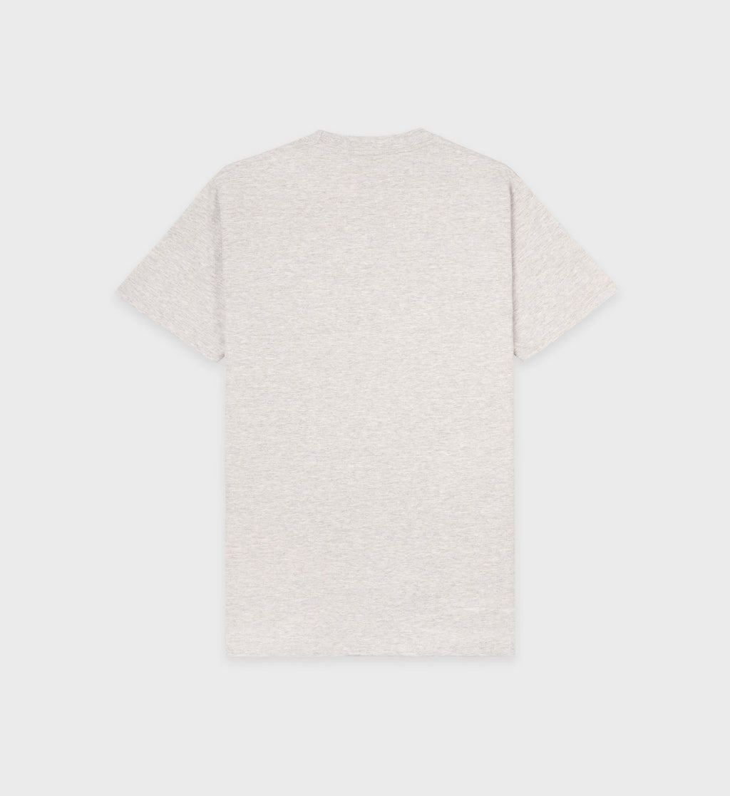 NY Health Club T-Shirt - Heather Gray/Navy