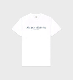 NY Health Club T-Shirt - White/Navy