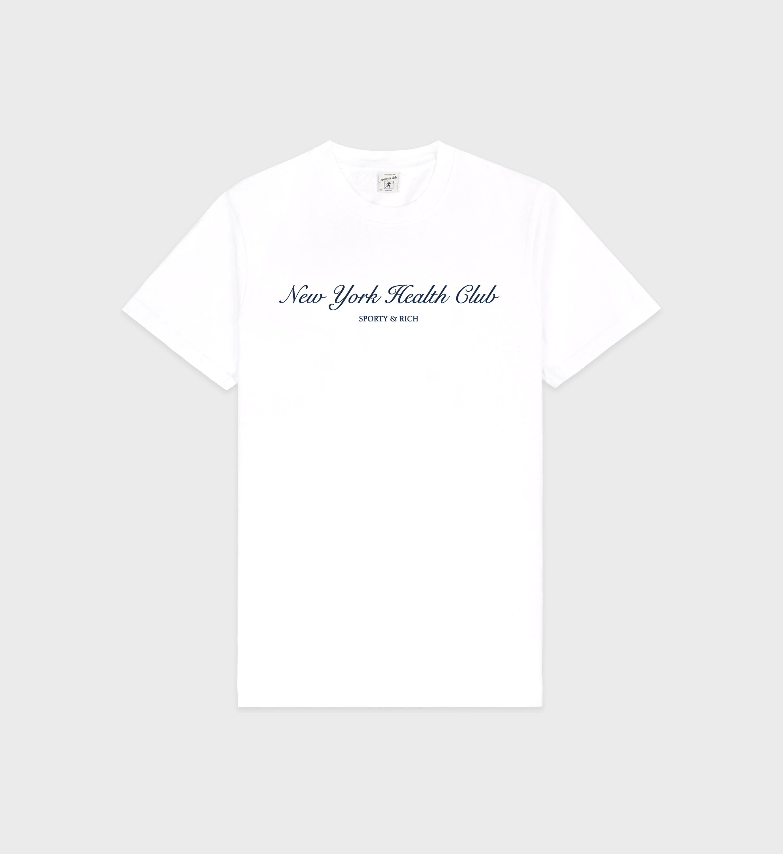 NY Health Club T-Shirt - White/Navy