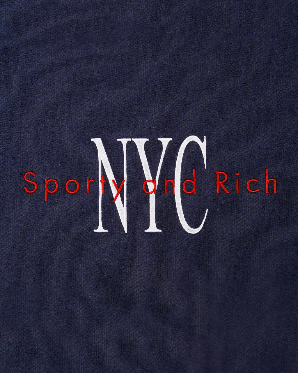 NY Minute Crewneck - Navy/White