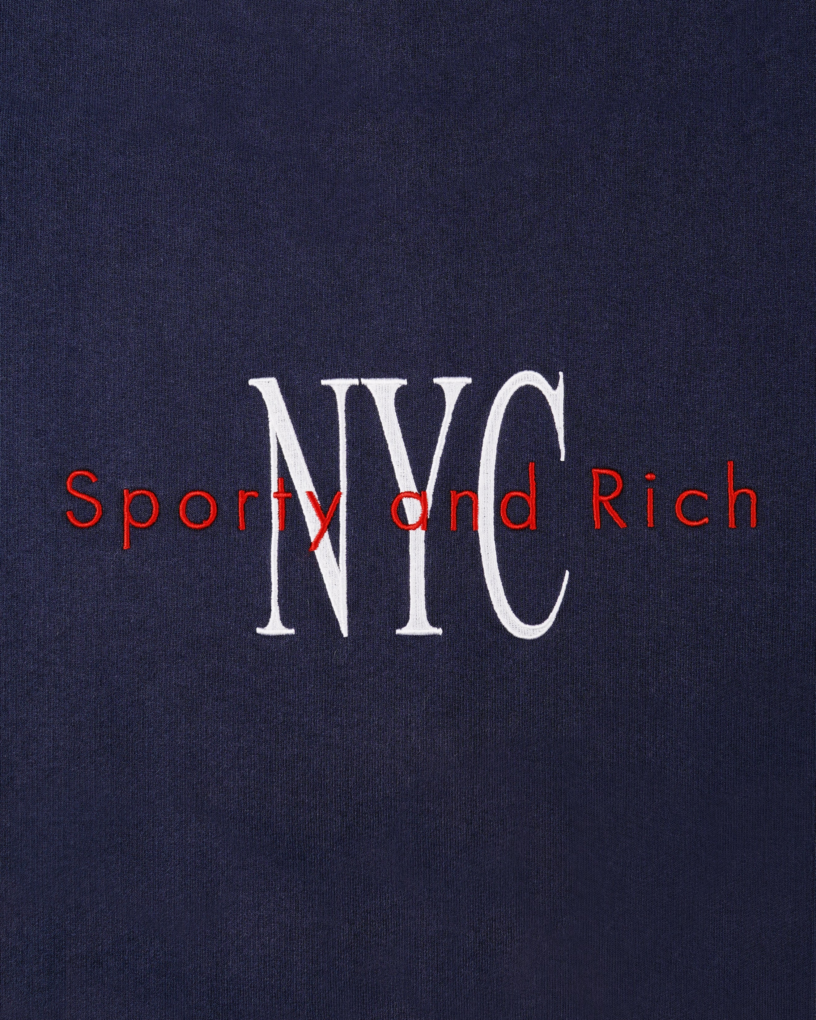 NY Minute Crewneck - Navy/White