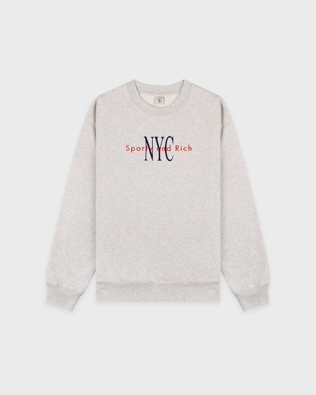 NY Minute Crewneck - Heather Gray/Navy