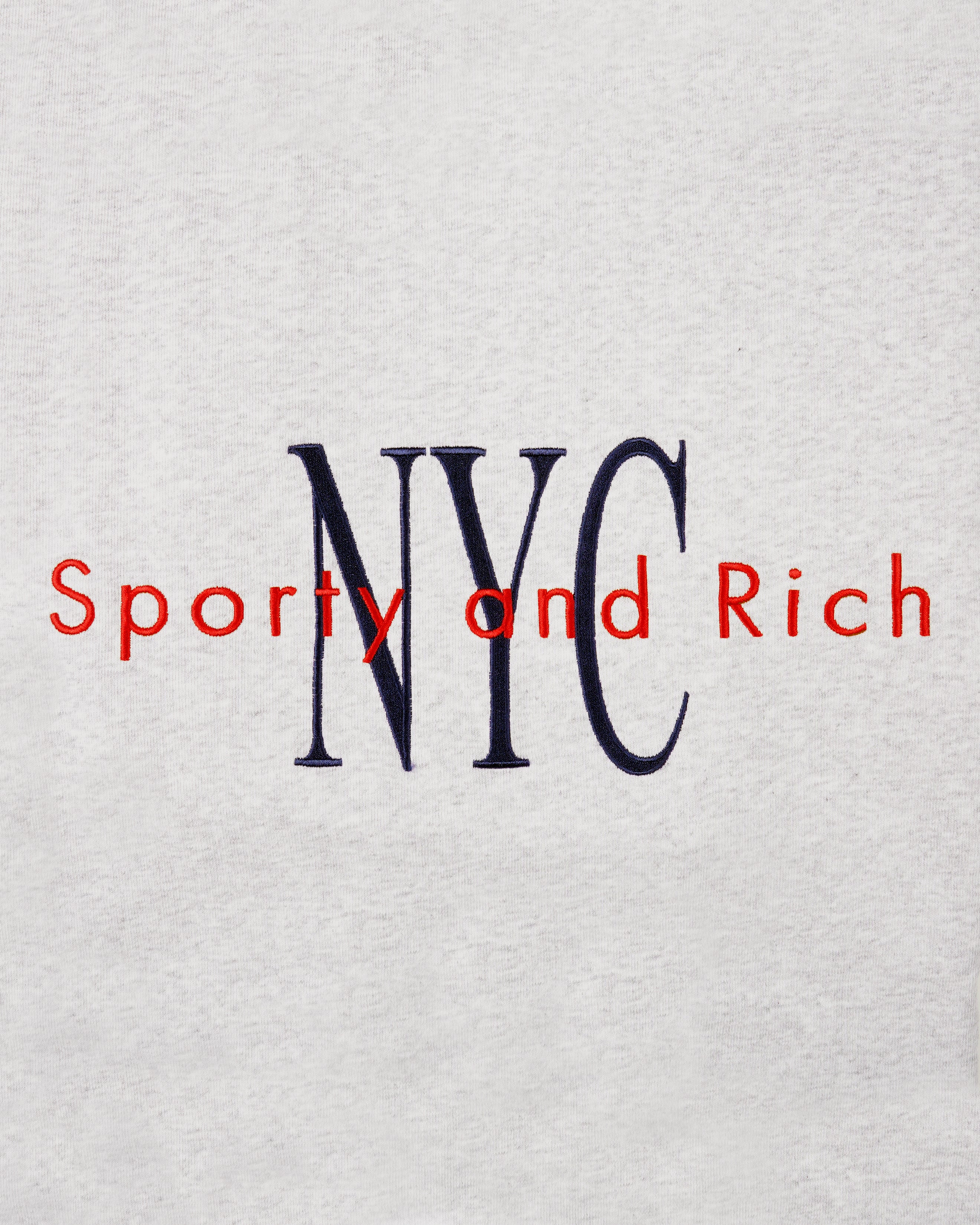 NY Minute Crewneck - Heather Gray/Navy