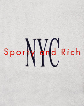 NY Minute Crewneck - Heather Gray/Navy