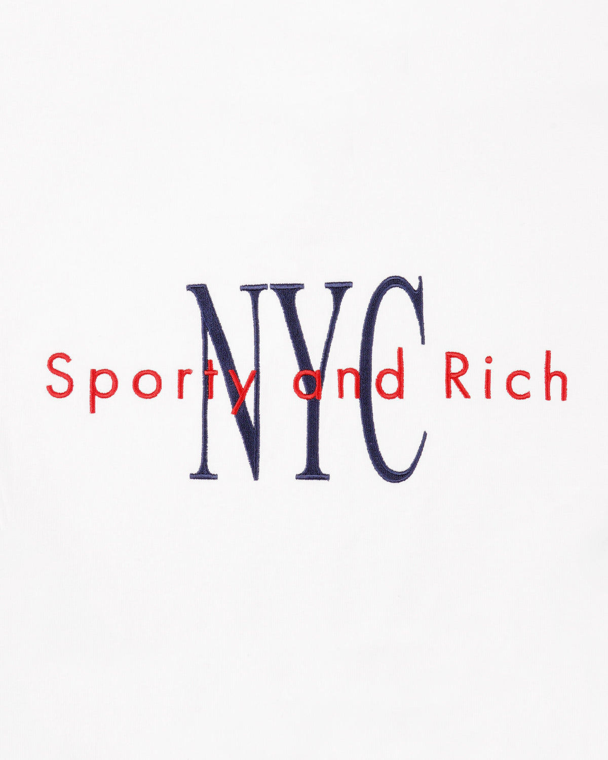 NY Minute Crewneck - White/Navy