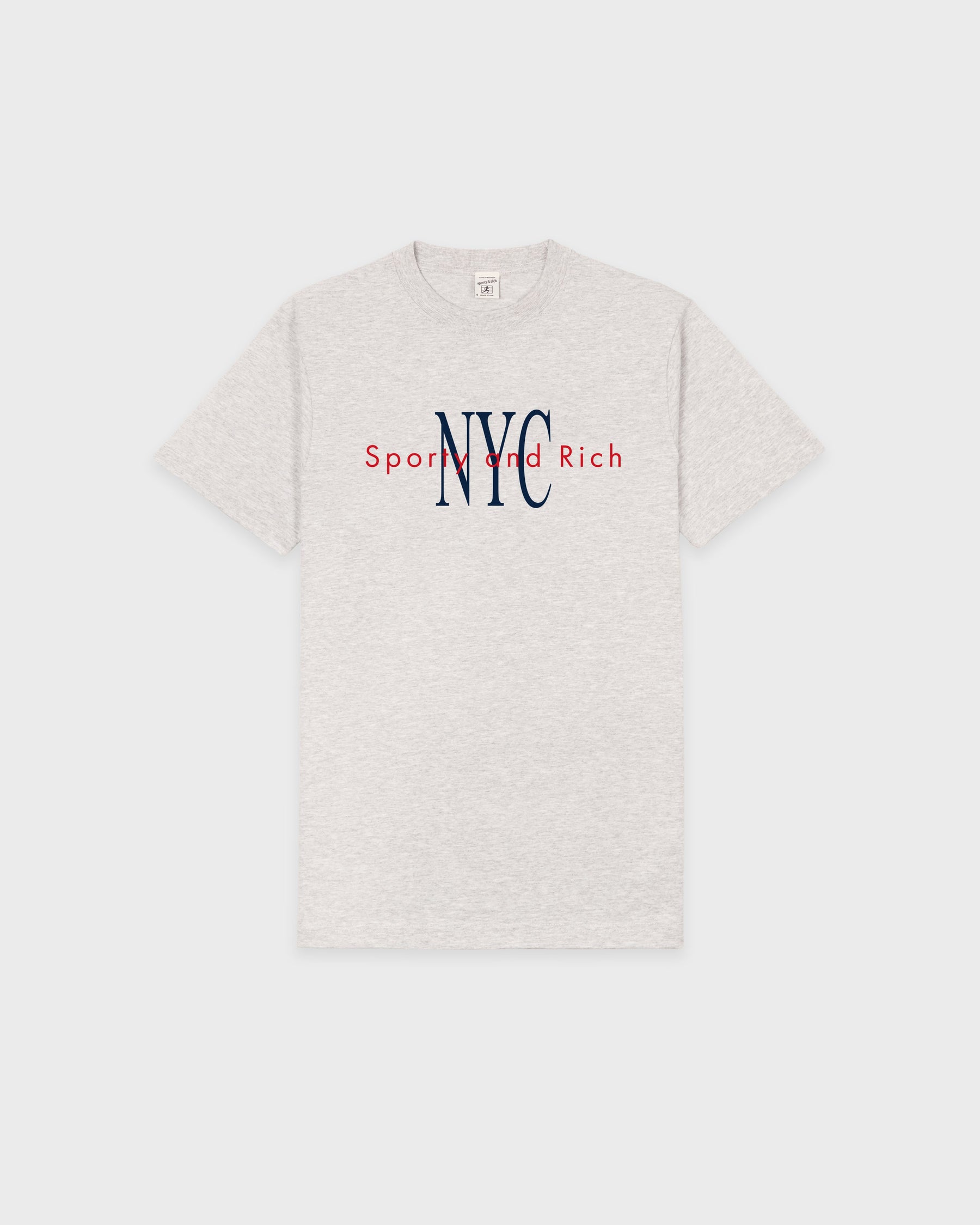 NY Minute T-Shirt - Heather Gray/Navy