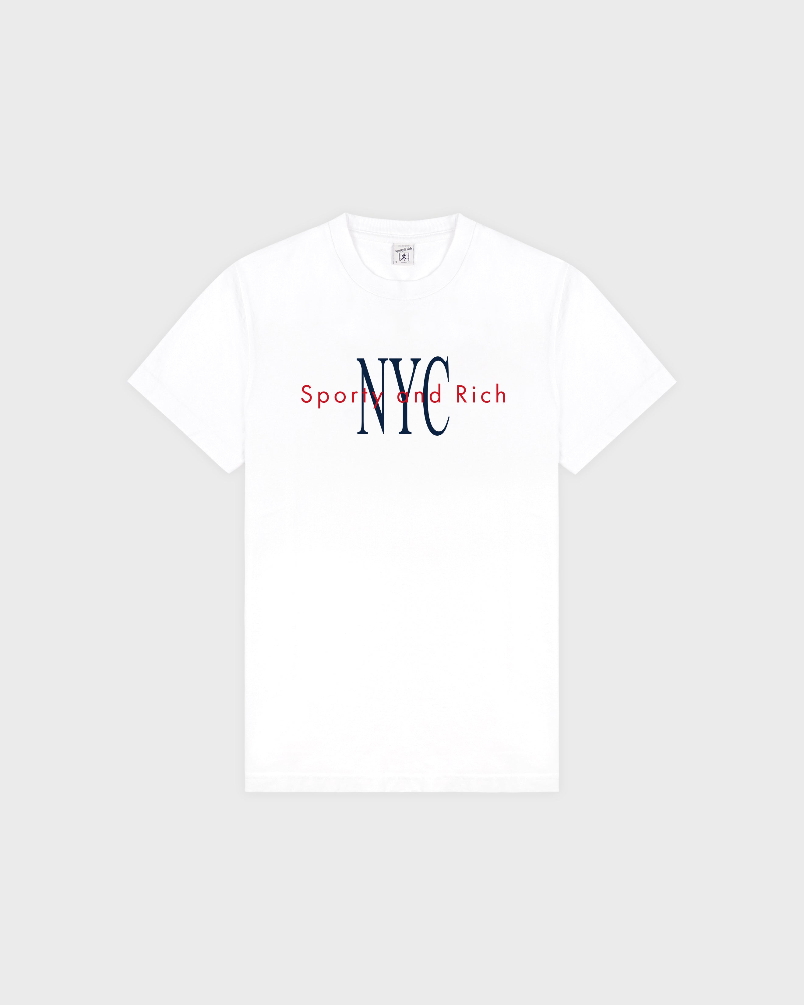 NY Minute T-Shirt - White/Navy