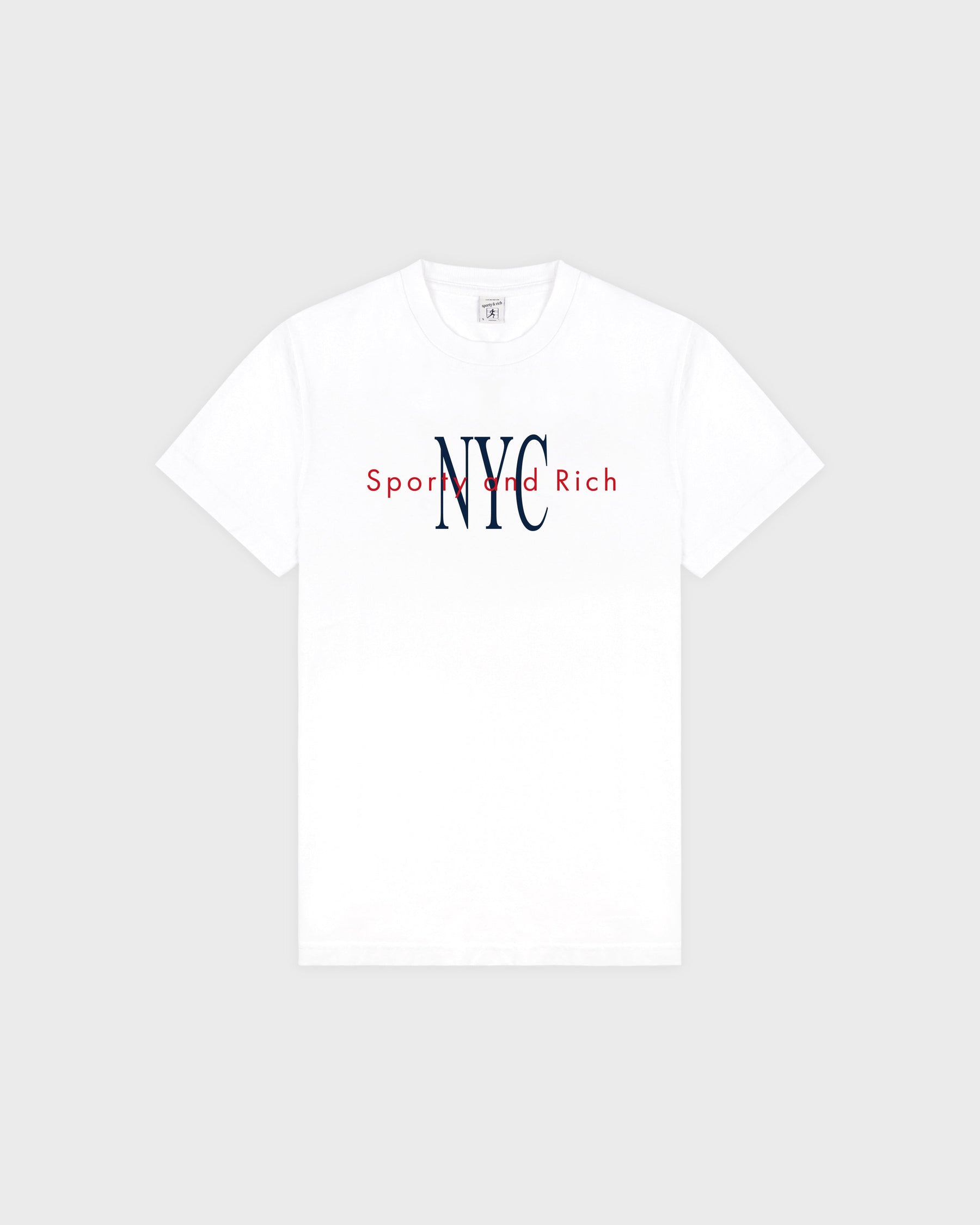 NY Minute T-Shirt - White/Navy