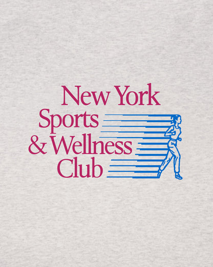 NY Motion Crewneck - Heather Gray/Berry/Azure