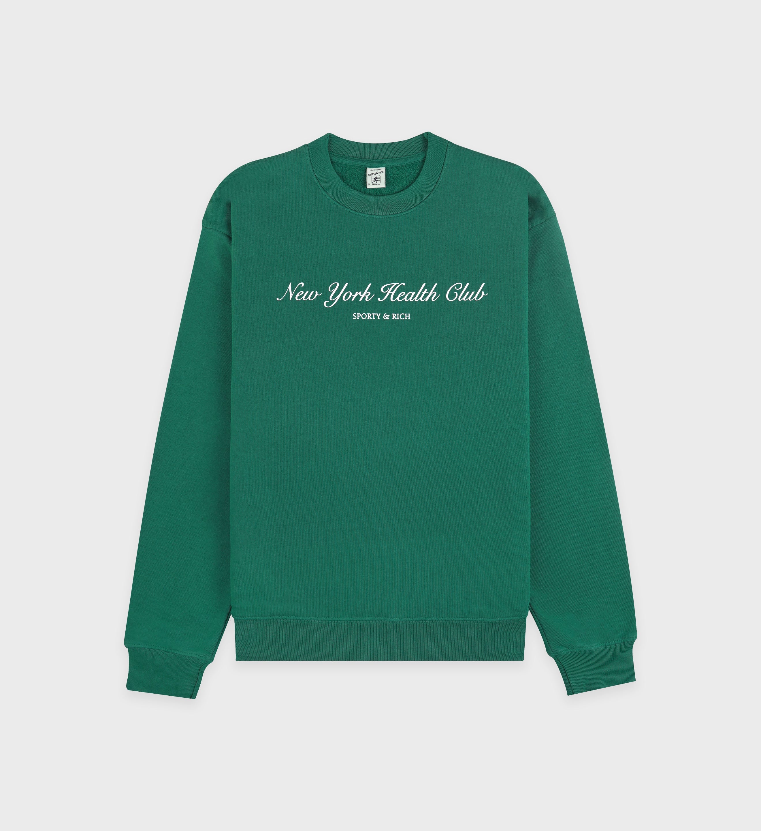 NY Tennis Club Crewneck - Alpine/White