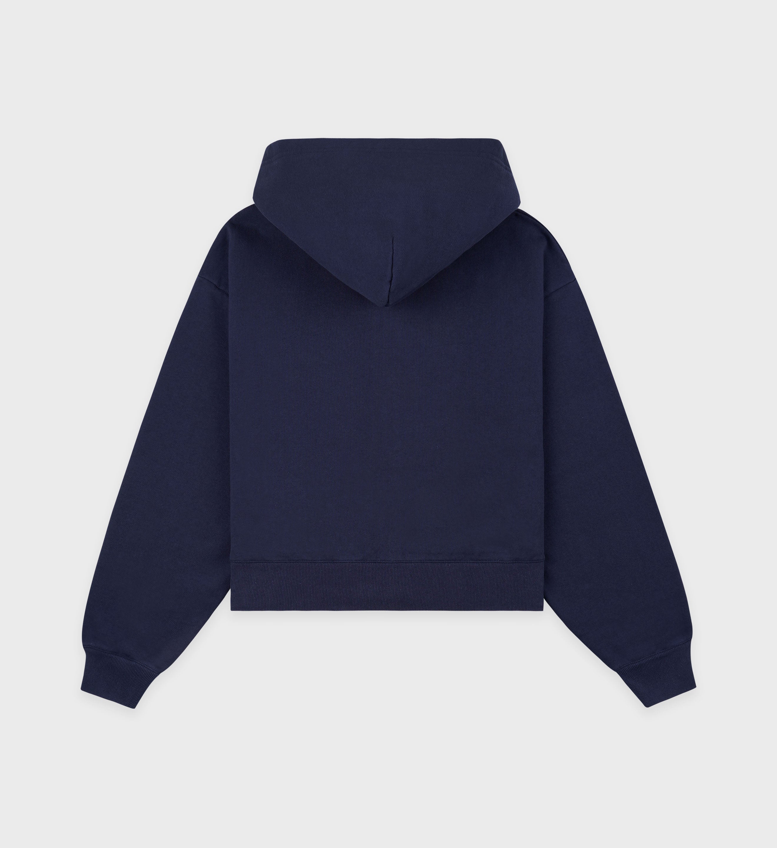 NY Tennis Club Cropped Zip Hoodie - Navy