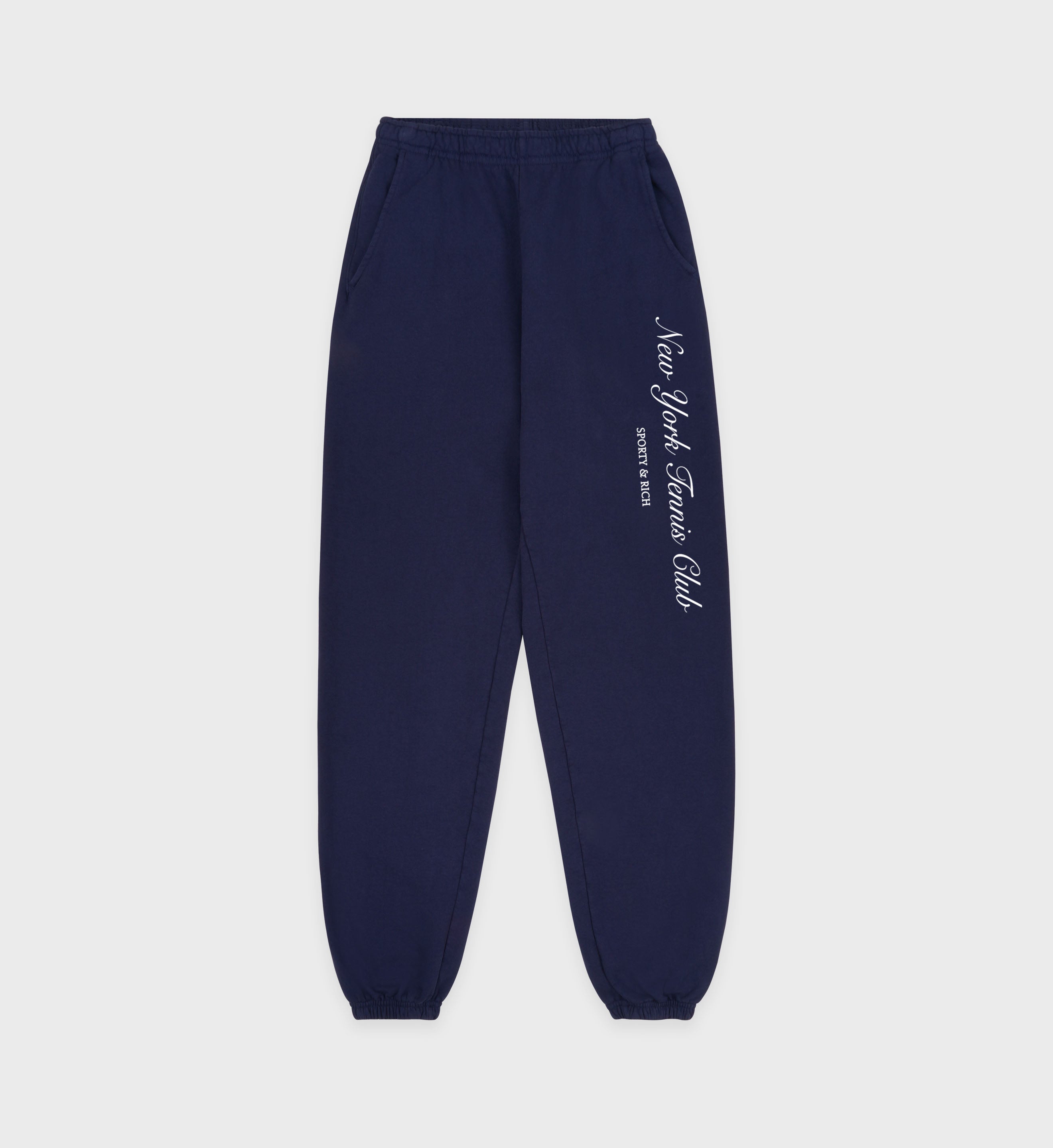NY Tennis Club Sweatpant - Navy/White