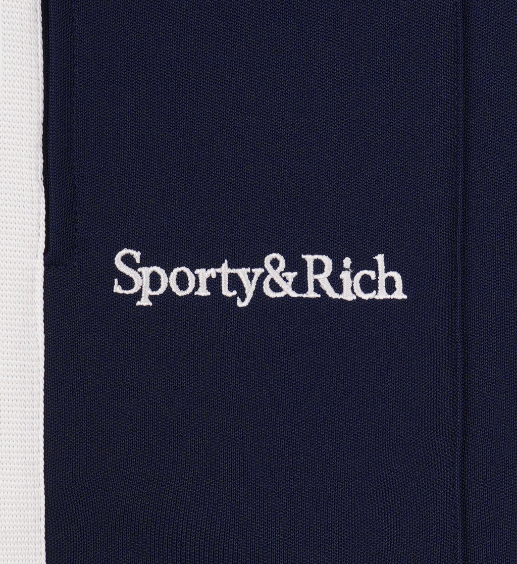 Yankees Serif Track Pants - Navy/White