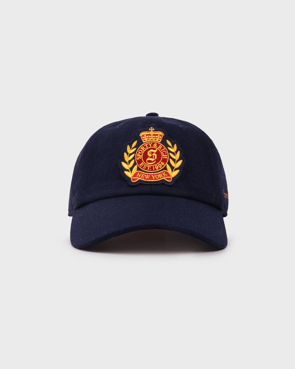 NY Crest Wool Hat - Navy