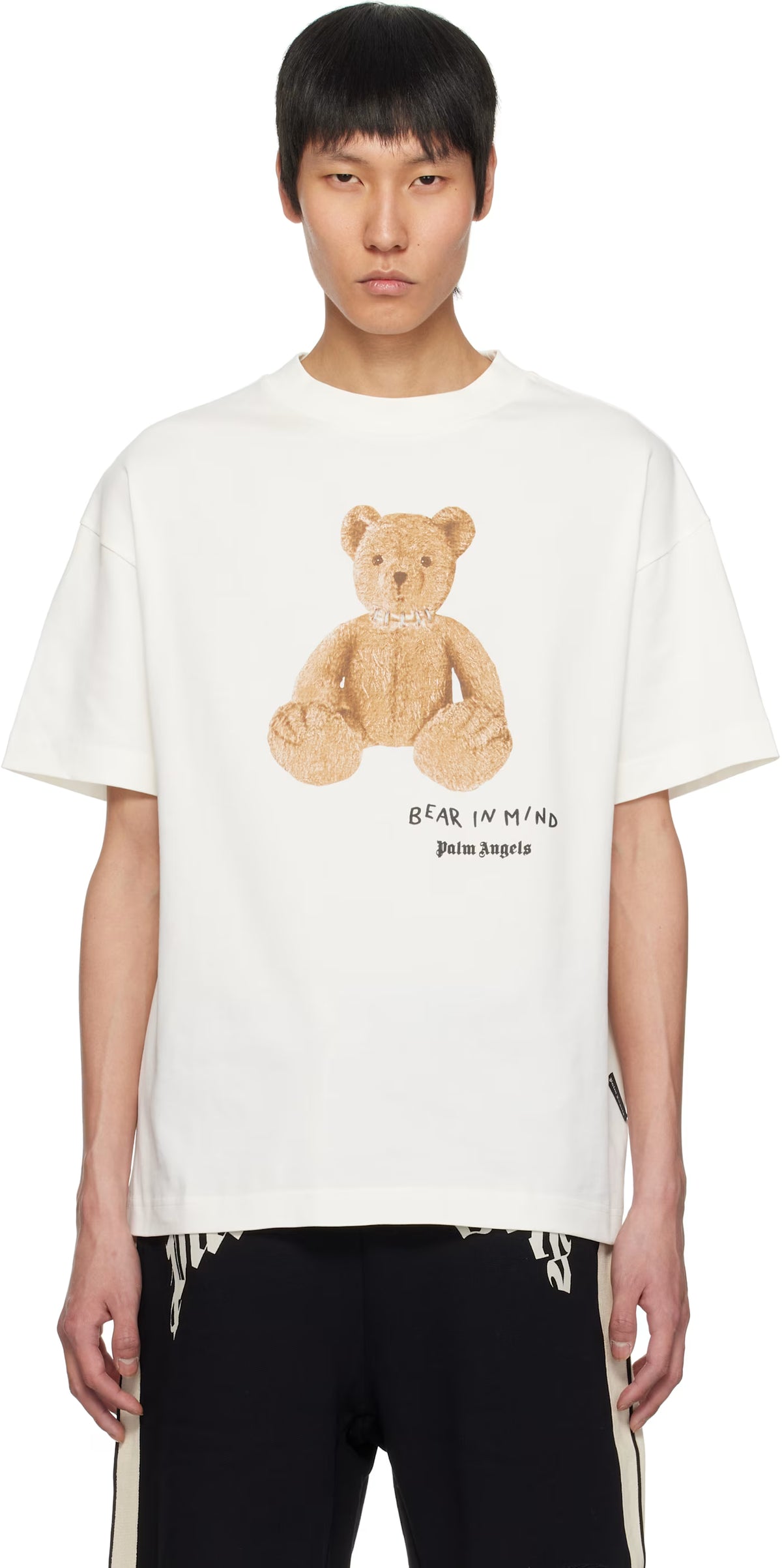 White 'Bear in Mind' T-shirt