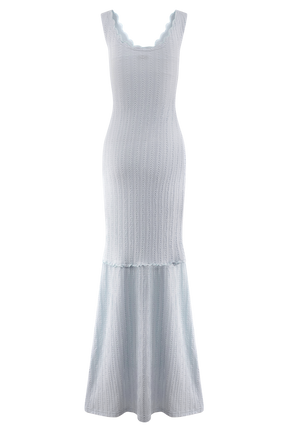 Natalie Off Shoulder Maxi Dress - Sky Blue