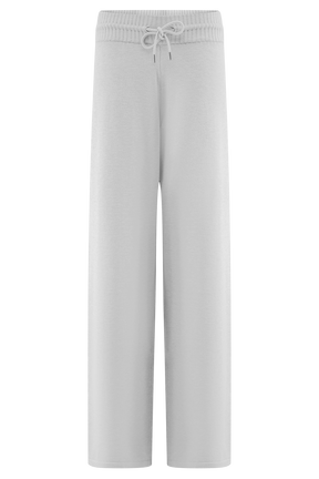 Natalya Knit Wide Leg Pants - Heather Grey Marle