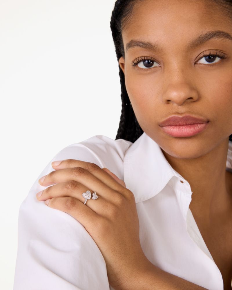 Yours Truly Pave Heart Ring