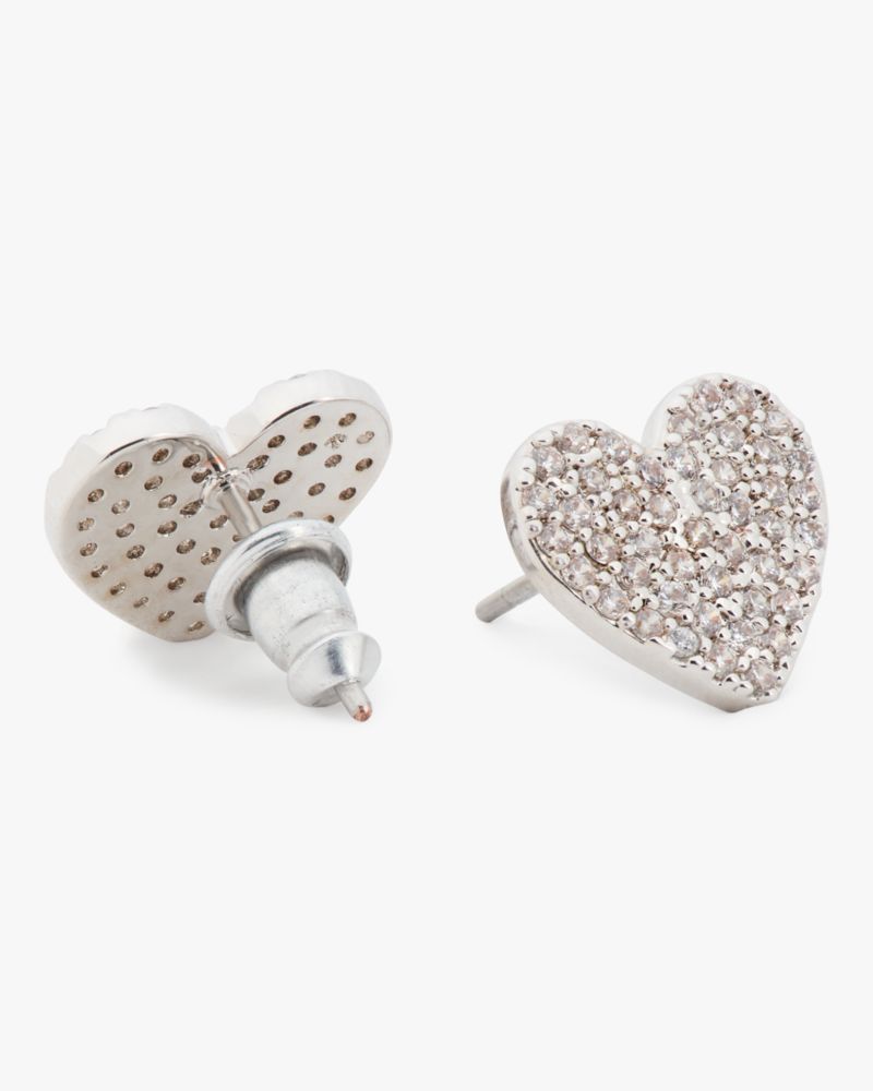 Yours Truly Pave Heart Studs