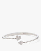 Yours Truly Pave Open Hinge Cuff