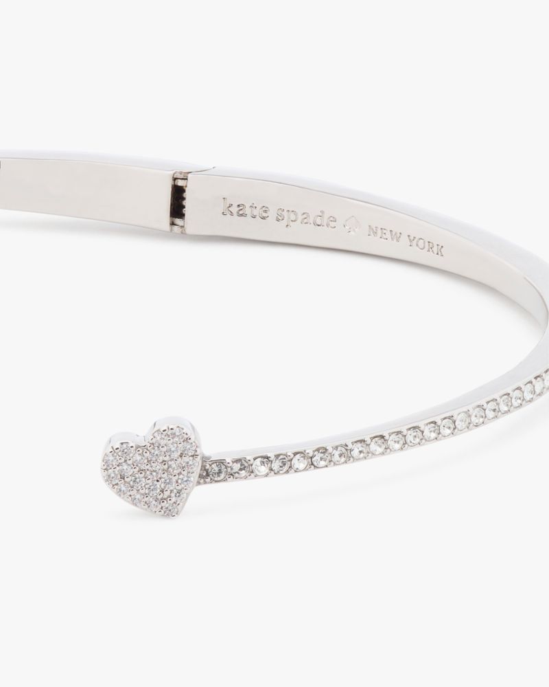 Yours Truly Pave Open Hinge Cuff