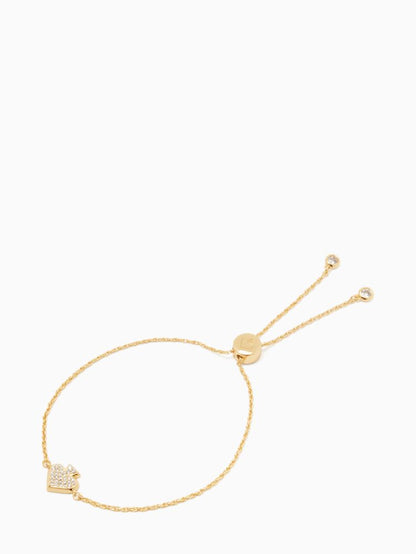 Everyday Spade Pave Slider Bracelet