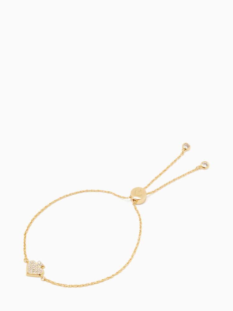Everyday Spade Pave Slider Bracelet