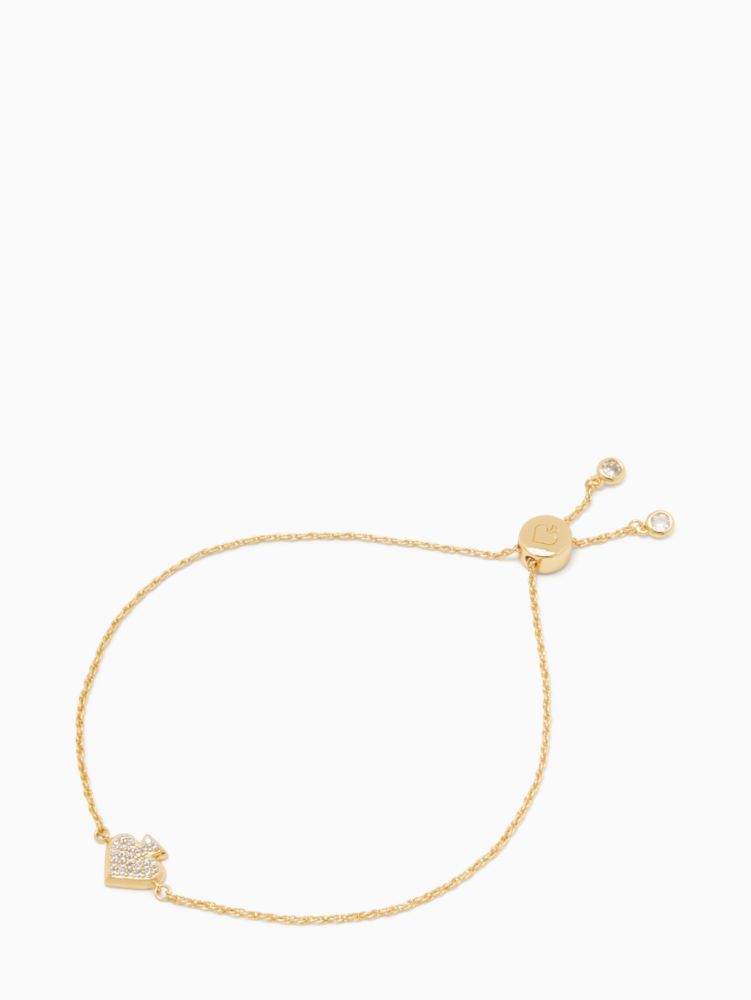 Everyday Spade Pave Slider Bracelet