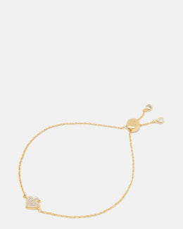 Everyday Spade Pave Slider Bracelet