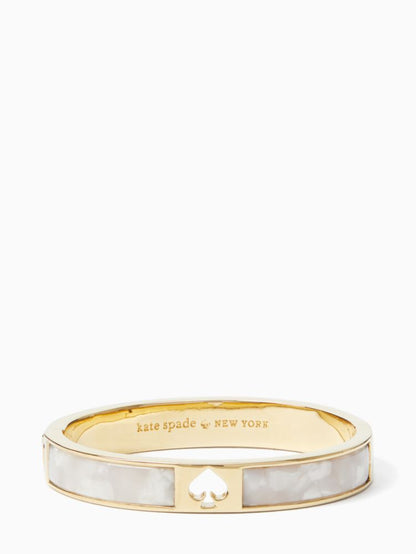 Hole Punch Spade Hinge Bangle