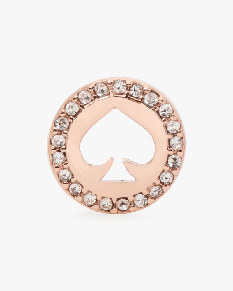 Spot The Spade Pave Halo Spade Studs