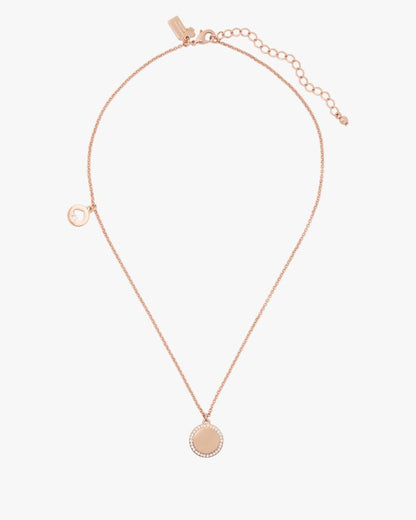 Spot The Spade Pave Charm Pendant Necklace