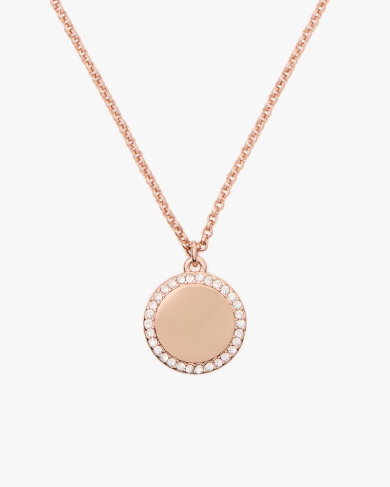 Spot The Spade Pave Charm Pendant Necklace